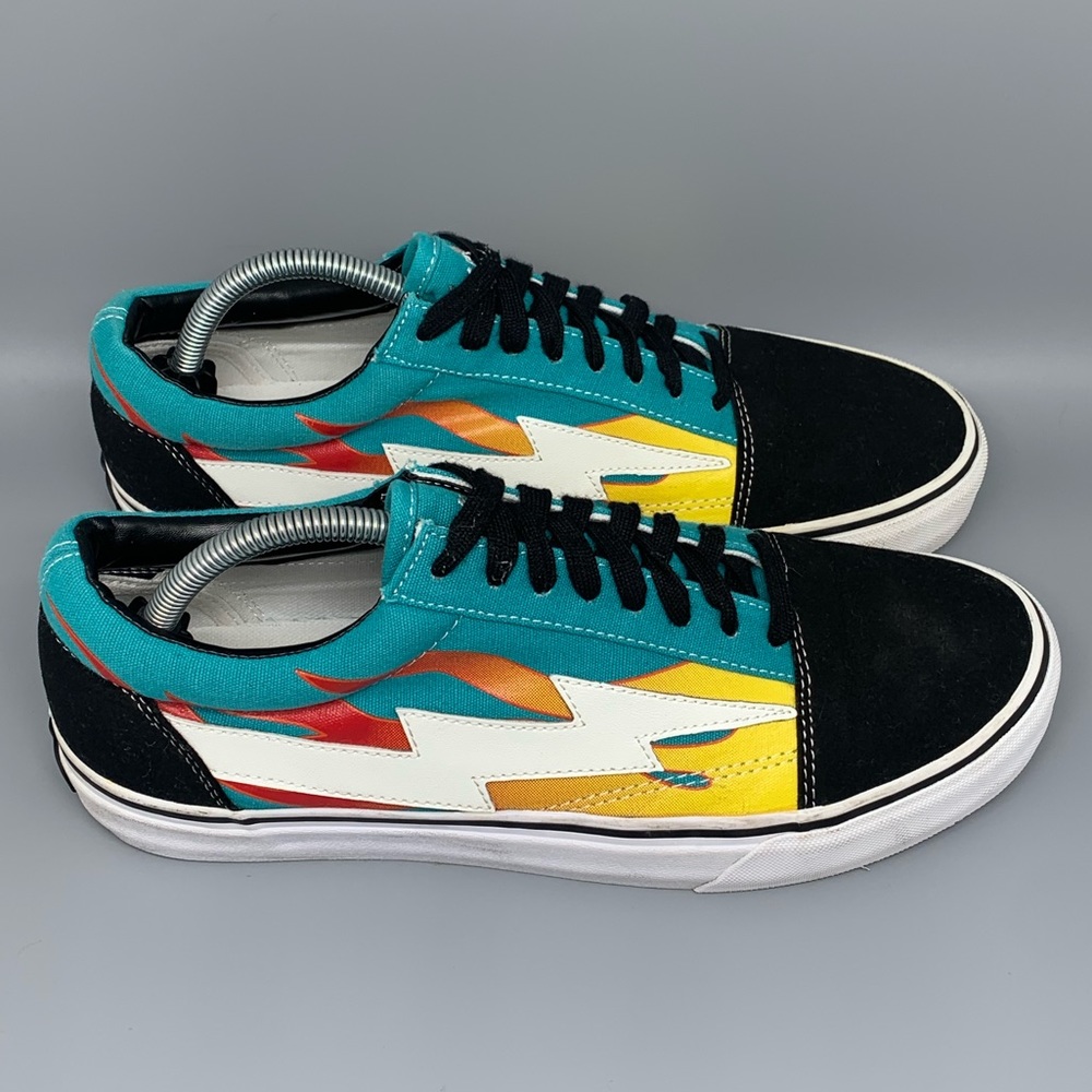 Vans Revenge x Storm 'Flames' Shoes Men’s Sz 10